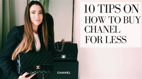 how to buy chanel for less